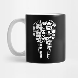 Dental Tools Design Mug